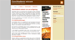 Desktop Screenshot of geschiedeniswissen.com